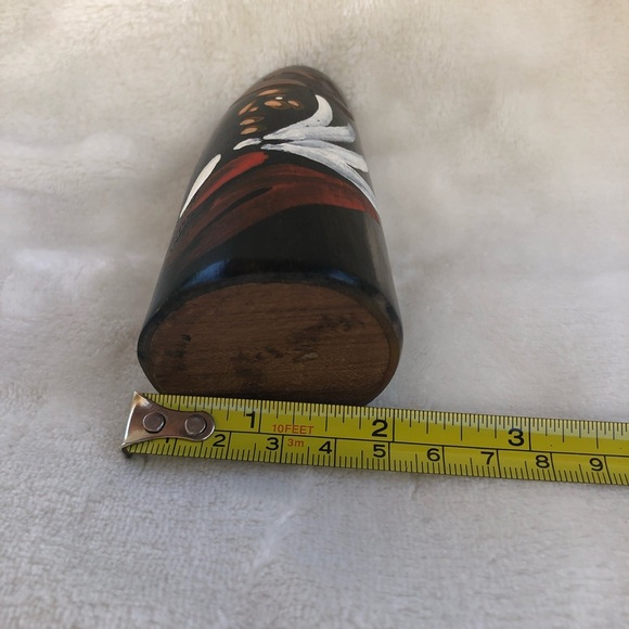 Hand Painted Steer Bull Cow Horn Cup - Mexican Indian - Picture 9 of 12